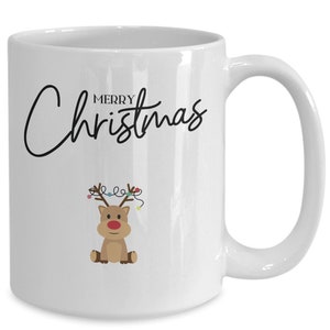 Merry christmas randolph, Christmas Themed Mugs, Cute Holiday Coffee Cups, Holiday Mugs, Gift for him, Gift for her