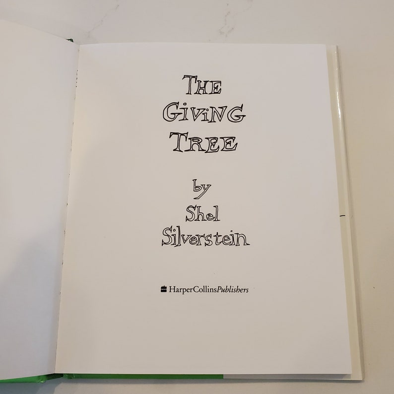 The Giving Tree by Shel Silverstein, a Classic Children's Book in Top ...