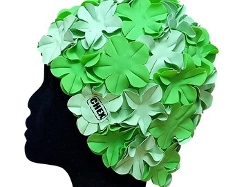 Bonnet De Bain Vintage CHEX Anzio Pour Femme - Pétales De Fleurs - 3 Couleurs