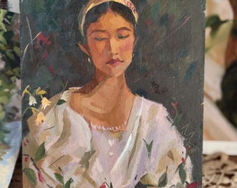 マクシミリアン・リュス - 洗濯婦の肖像 (1905) 手描き美術館品質の