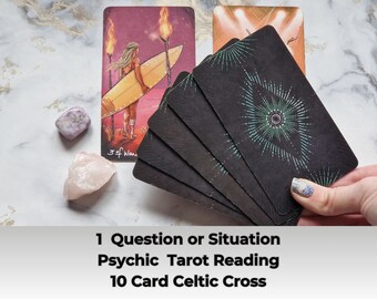 In-Depth Psychic Tarot Reading: 1 Question, 10 Card Celtic Cross (PDF Download)