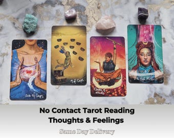 Kein Kontakt - Ihre Gedanken und Gefühle |Tarot-Lesung am selben Tag | Wahrsagen Intuitive Lektüre