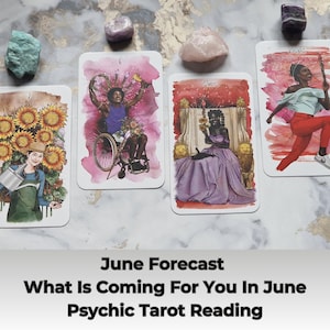 Juni 2025 Vorschau Monatliche Tarot Legung Voraussagen am selben Tag, was bringt der Juni? Monat im Voraus Psychic Intuitive Reading