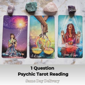1 Frage Tarot Legung | Am selben Tag | Intuitives Lesen | Allgemeine Anleitung | In Tiefe | Genaue und schnelle hellsichtige Psyche