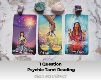Intuitive Tarot Reading: One Question, General Guidance (Same Day PDF)