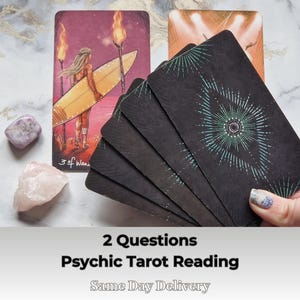 2 vragen over tarotlezen | Dezelfde dag | Intuïtief lezen | Algemene richtlijnen | Nauwkeurig helderziend helderziende