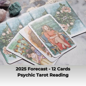Lectura de tarot para el año 2025. Predicciones para el año 2025. ¿Qué nos depara el año 2025? Pronóstico para el año 2025. Lectura psíquica para el año 2025. Lectura detallada de 12 cartas