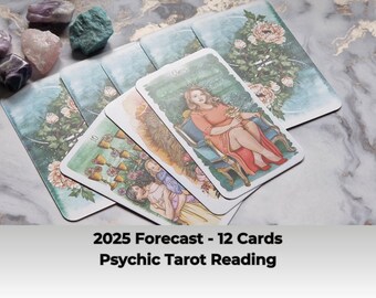 2025 Tarot Reading: 12-Card Psychic Forecast (PDF Download)