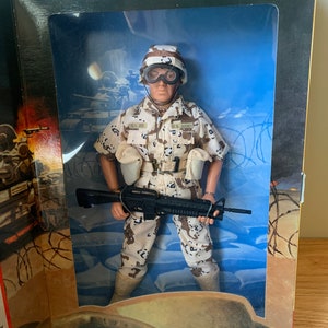 Hasbro G.I. Joe U.S. Army Infantry Action Figure Desert Storm Collectors Item 1996 Etsy Canada