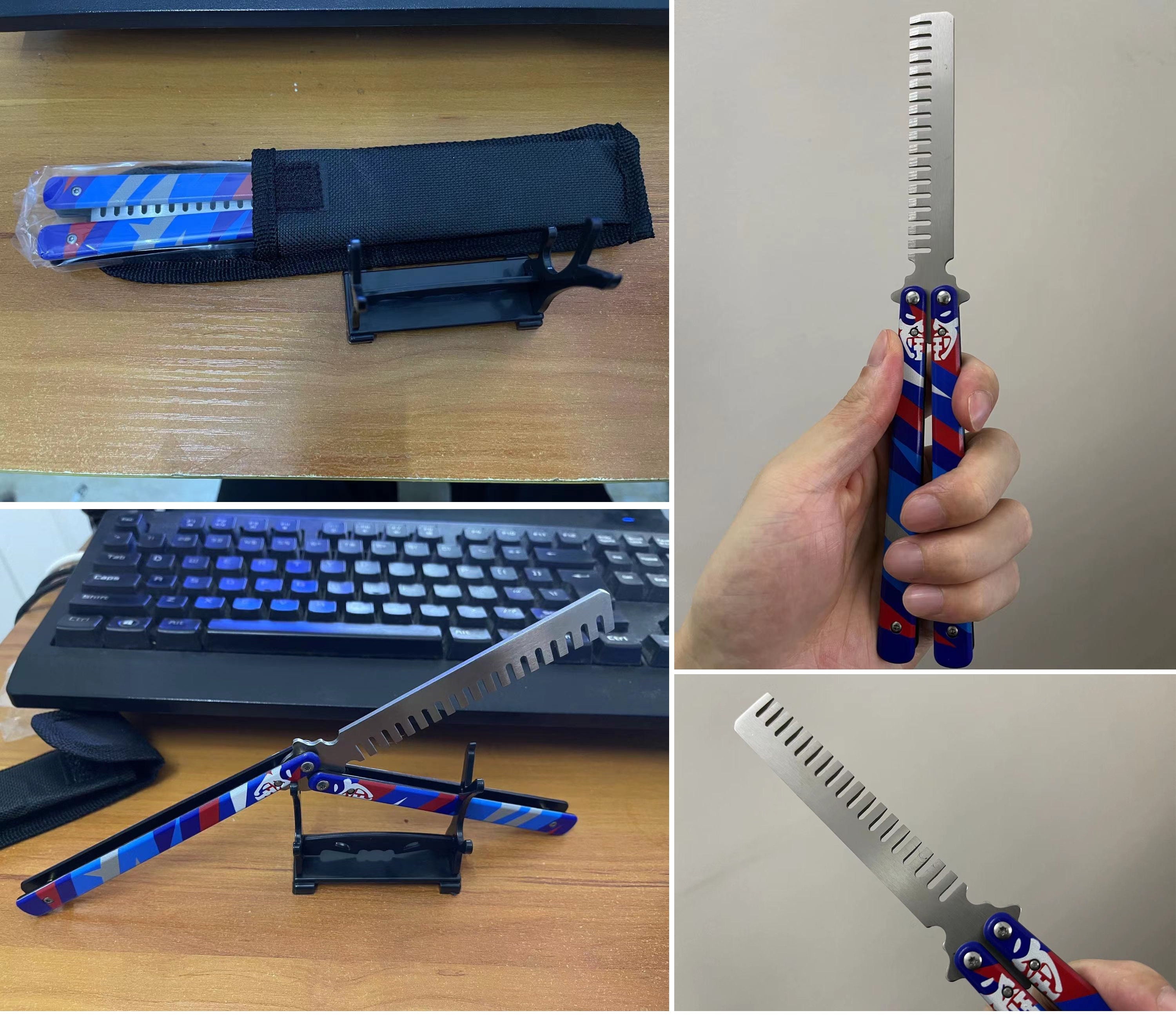 Valorant Knife Yoru Butterfly SAFE BLUNT Yoru Comb Stainless Etsy