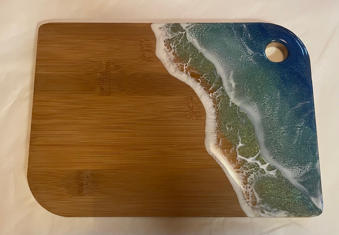 Rectangular Ocean Inspired Serving Board Etsy