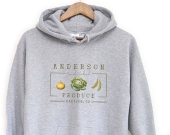 Custom Farm Hooded Sweatshirt Personalized Gift for Farmers Personalized Local Farmer Hoodie Homestead Shirt Farmers Market Sweatshirt