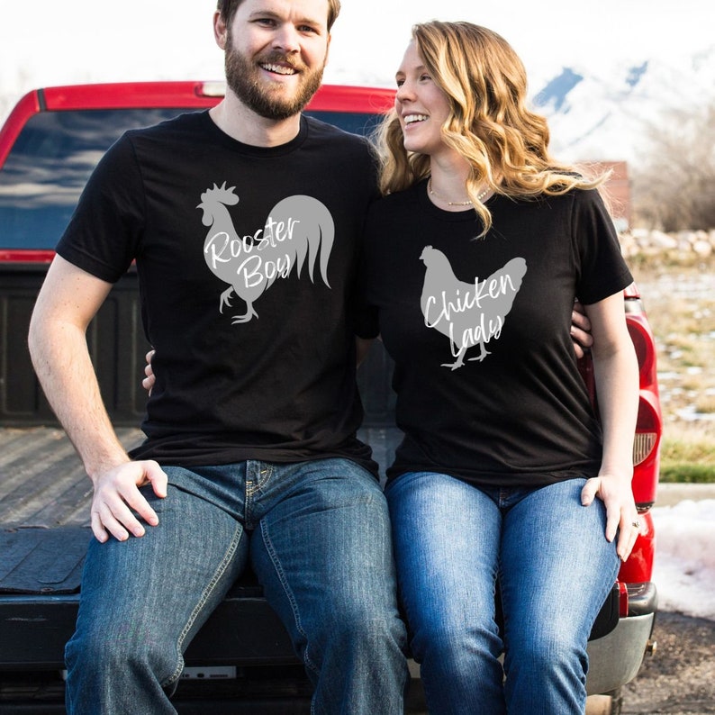 Rooster Boy Tee Chicken Lover's T-shirt Homesteading T shirt Gift for Couple Farm Life Tshirt Poultry Farmer T shirt Unisex Tee image 3