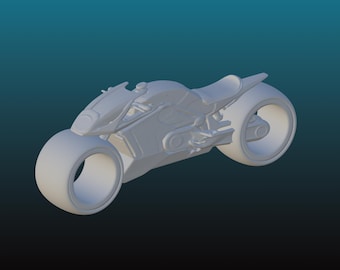 Grid Light Bike | 3D Model | Figures