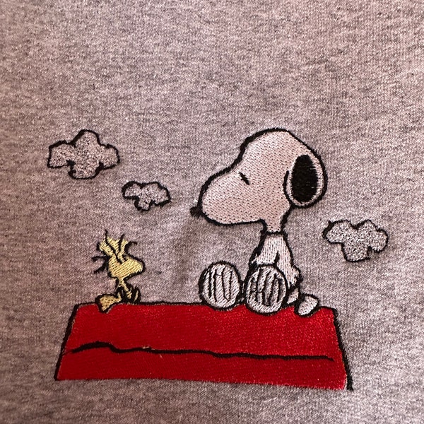 Snoopy Embroidery - Etsy