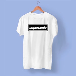 Supersonic - Oasis Tee - Oasis Merchandise - 90s Britpop - Britpop - Oasis  - Liam Gallagher - Noel Gallagher - Definitely Maybe