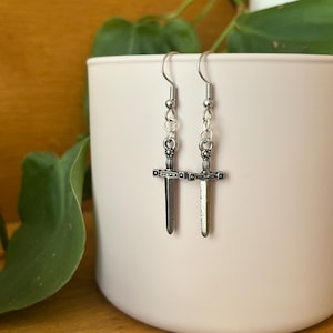 Dangly Sword Earrings