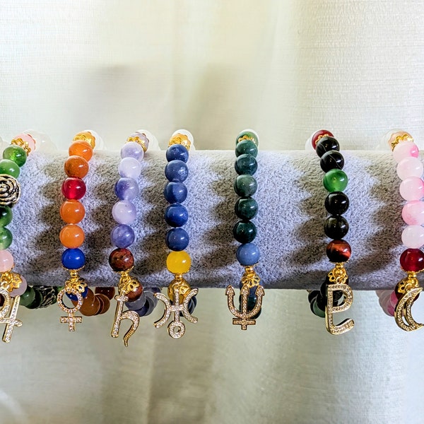 Sailor Guardian Inspired Gemstone Beaded Bracelet