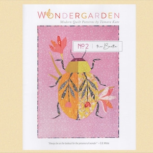 The Beetle Quilt Pattern by Tamara Kate from the Wonder Garden Series