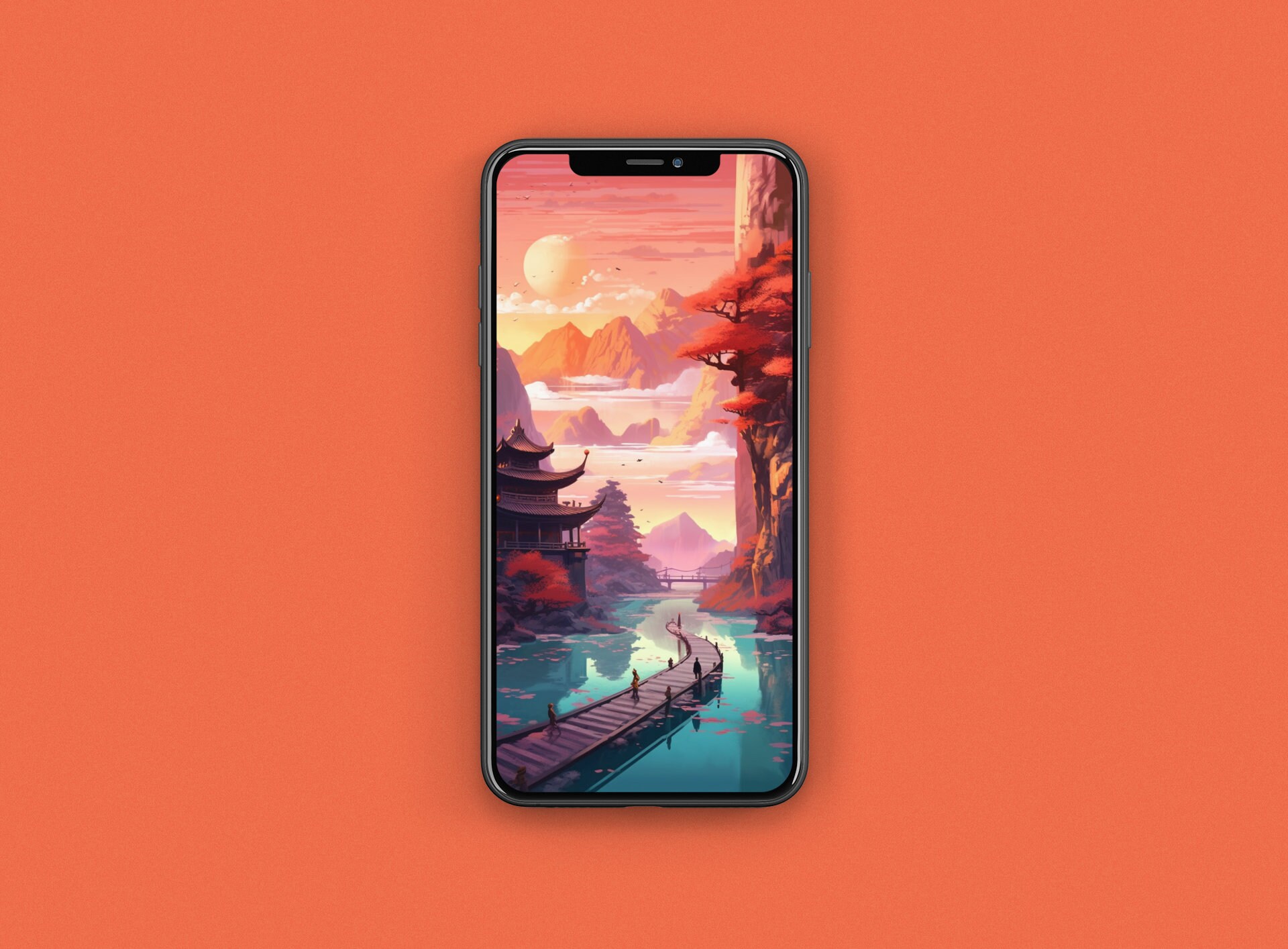 Beautiful and Tranquil Phone Wallpaper Tranquil Wallpaper Etsy