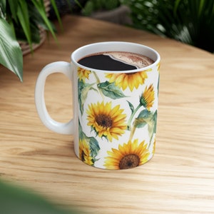 Sunflowers Ceramic Mug 11oz