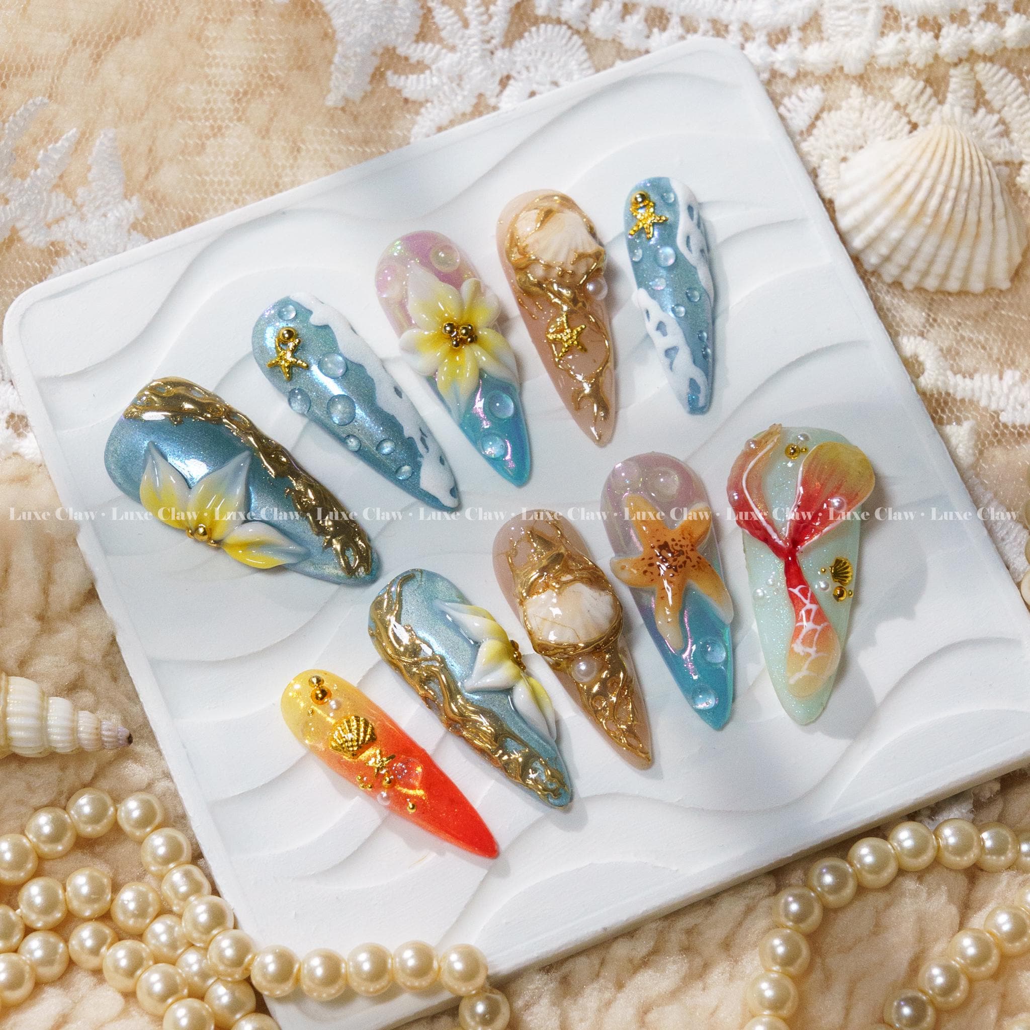 スワロフスキー シェルパールオブジェ SWAROVSKI（スワロフスキー