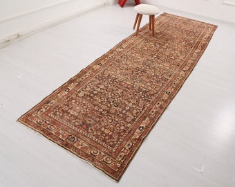 4x13 ft Anatolian Wool Runner, Runner Rug, Turkish Wool Runner, Vintage Runner, Soft Runner,  Faded Runner, Kitchen Rug, Rug For Living Room