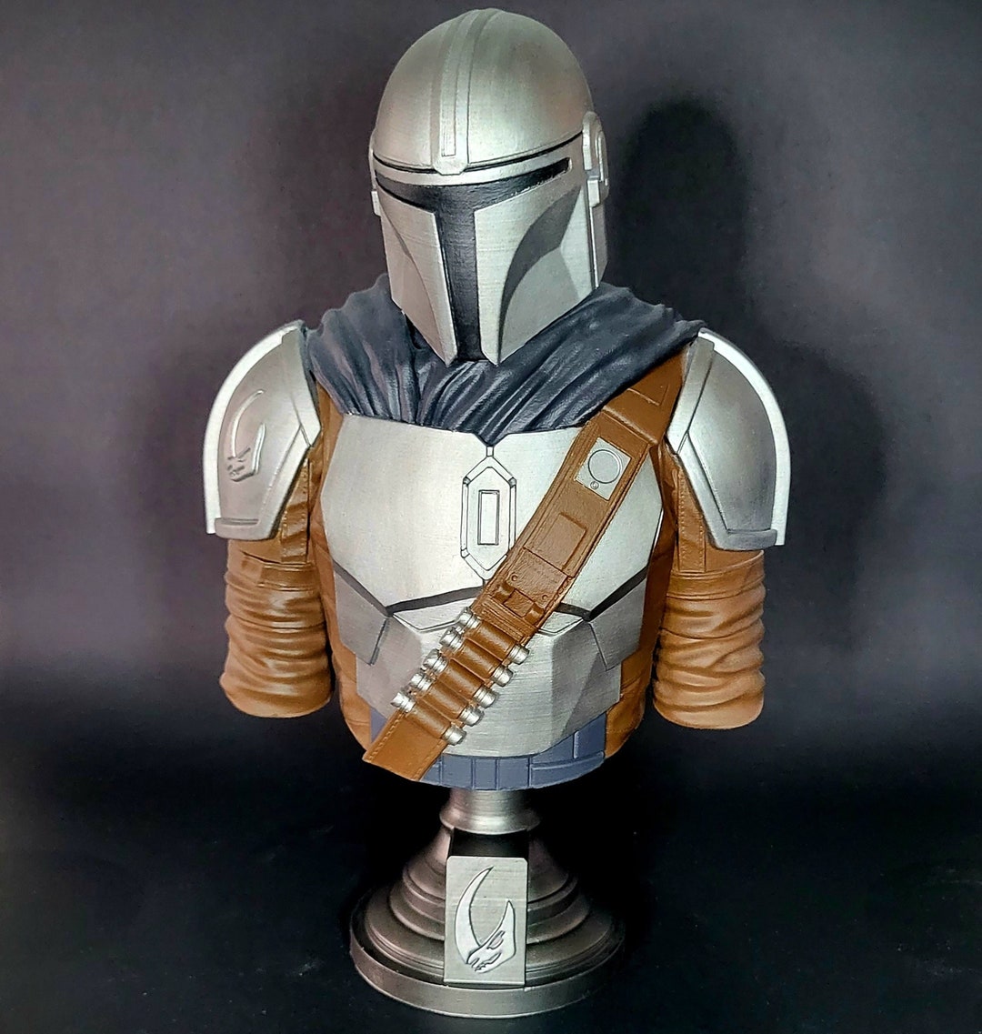 Mandalorian Bust - High Detail - Extra Large - Etsy