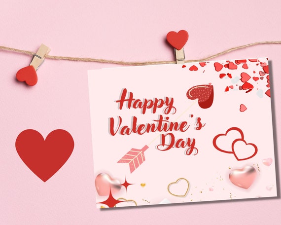 EDITABLE VALENTINE CARD | Valentines Day Gift | Funny Valentine