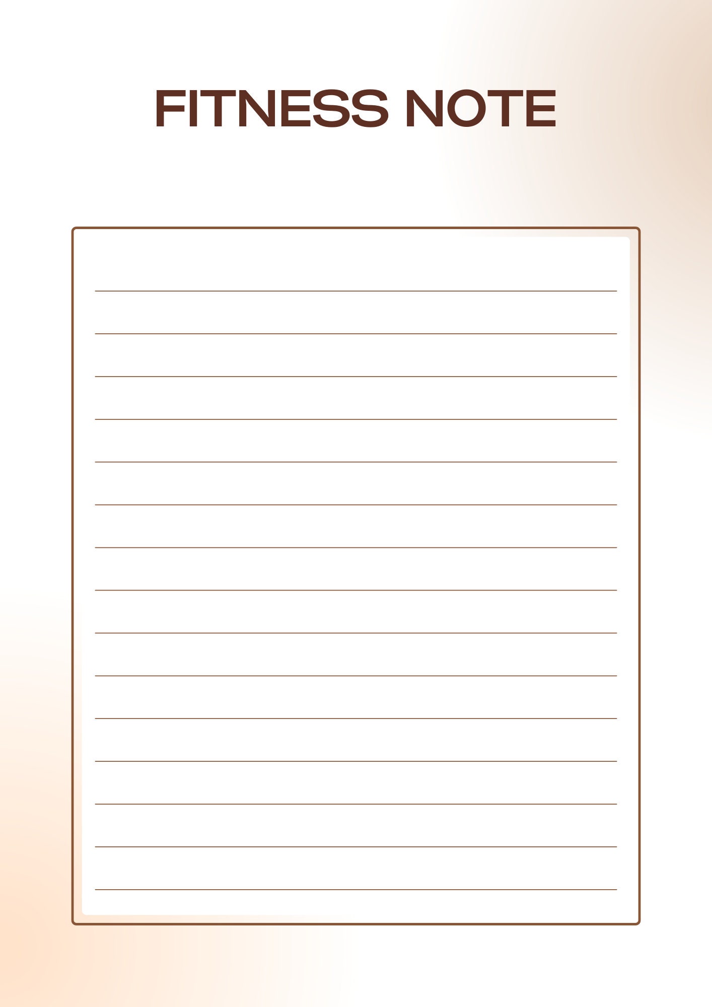 PRINTABLE FITNESS PLANNER | Workout Planner | Weight Loss Journal ...