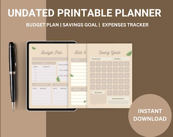 Budget Planner | Digital Budget Planner | Financial Planner | Finance ...