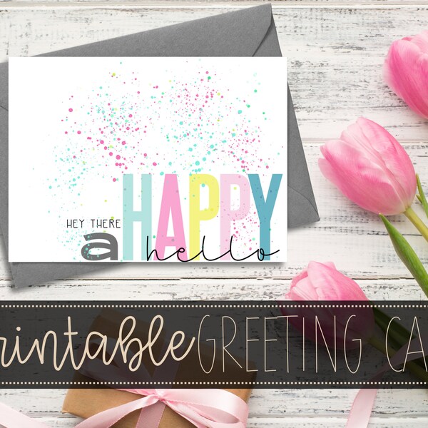 Just to Say Hello Greeting Card - Etsy