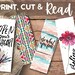 Cute Printable Bookmark | Instant Printable Bookmarks With Colorful ...