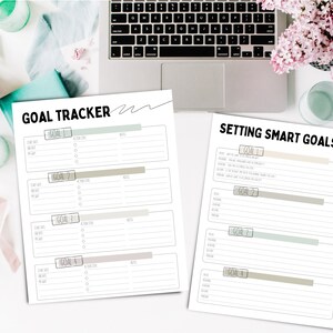 Instant Printable/ Digital GOAL Planner Page (BUNDLE) | Instant Download Simple Planner Page Template/ Printable | GOAL Planner pages