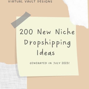 200 nya nischade dropshipping-produktidéer - AI-genererade sidoprodukter (juli 2023)