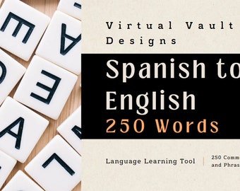 Master Spanish Essentials: Guía de 250 palabras comunes para principiantes para mejorar el vocabulario y las habilidades de conversación