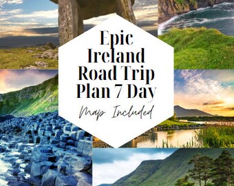 Descubra las maravillas naturales de Irlanda: una aventura épica de 7 días con caminatas panorámicas y vistas impresionantes. ¡MAPA INCLUIDO!