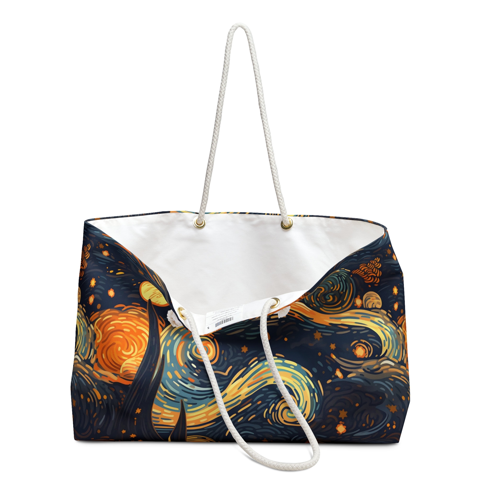 Starry Night Illustration Van Gogh Style - Weekender Beach Bag - Beach and  Travel Bag to Carry Towels Snacks and Sunscreen