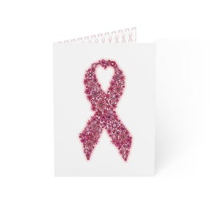 Tarjetas de felicitación inspiradoras para concienciar sobre el cáncer, tarjetas de apoyo para quienes luchan contra él, tarjetas de lazo rosa (juego de 1, 10, 30 y 50 unidades)