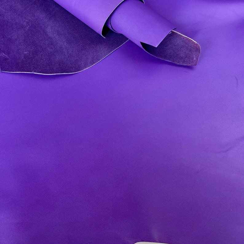Purple Goat Leather Skin 1.0mm/23oz Real Natural Goat Leather Etsy