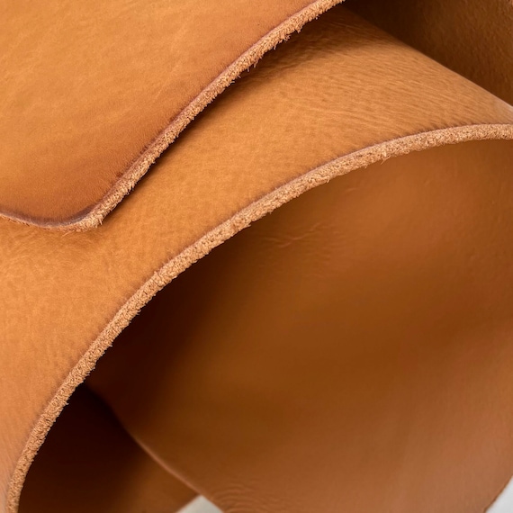 Tan Brown Double Bend Veg Tan Thick 9ozleather Veggie Tanned Cowhide  Tooling Leather for Crafting 