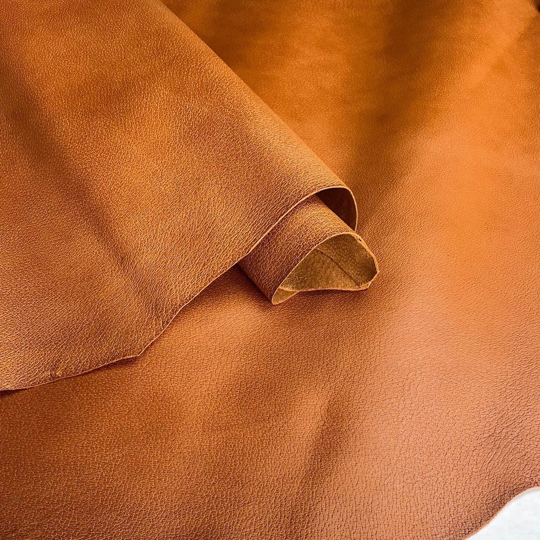 Stiff Embossed Calf Hide 3 Oz 1.2mm Leather Cowhide, Leather for Boots