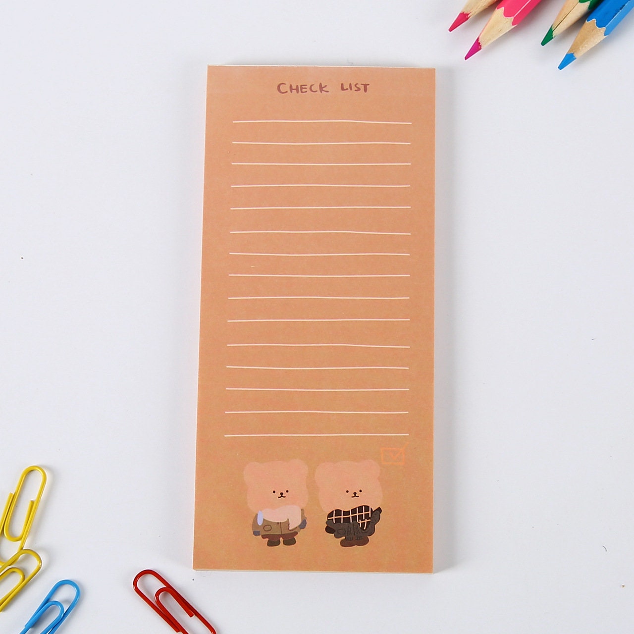 5 Packs - Cute Cartoon Animal Sticky Notes | Bear Bunny Sticky Notes ...