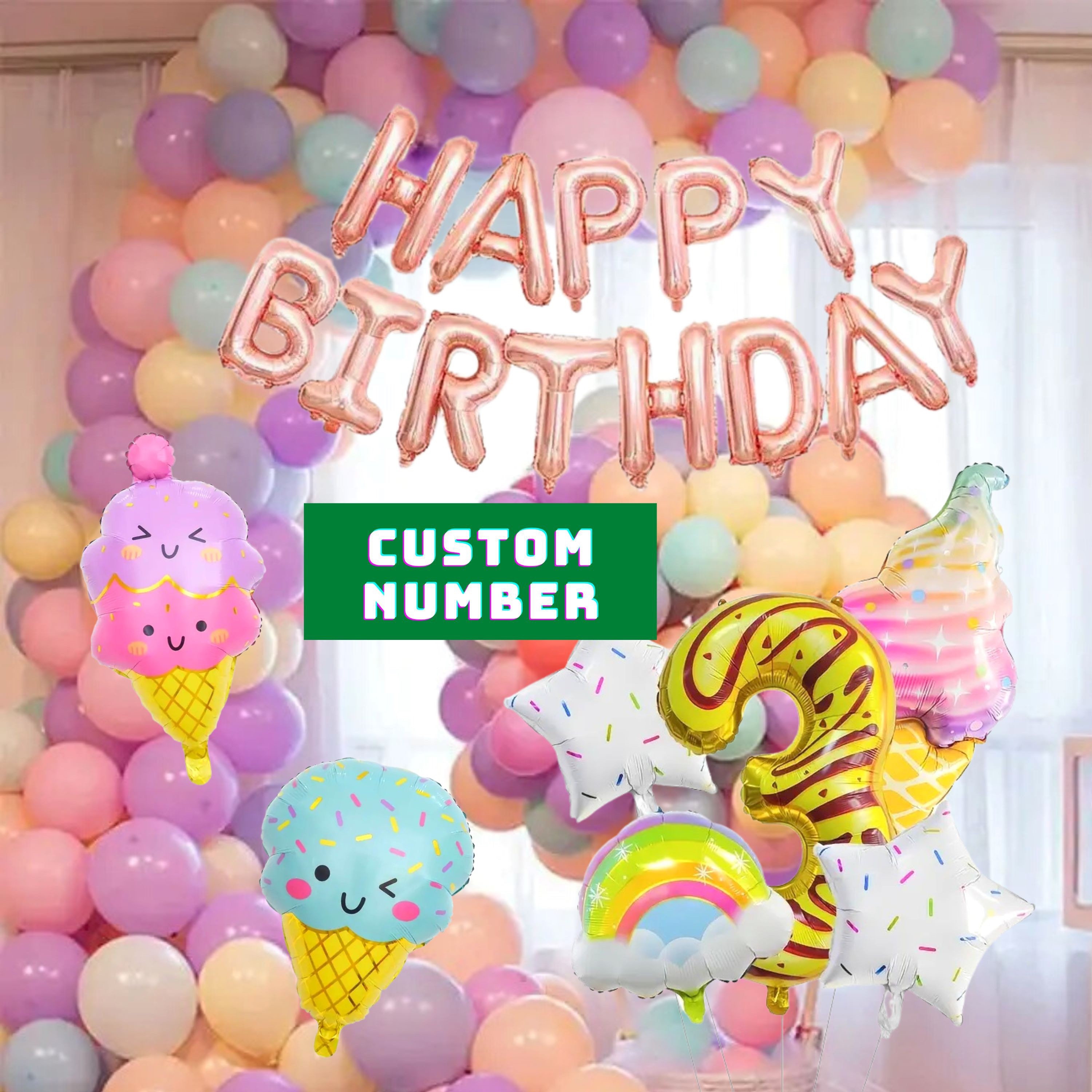  50 pcs Care cute Bears Party Decorations Party Favors Includes  Happy Birthday Banner,Cake Topper,Cupcake Toppers,Hanging Swirl,Balloons Birthday  Party Decorations Favors for Kids : Toys & Games