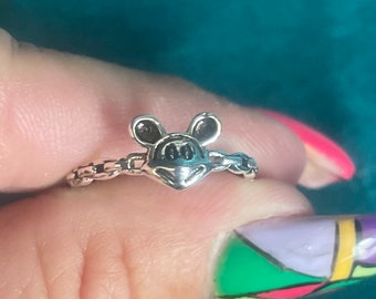 Super cute Disney inspired adjustable Mickey Mouse ring