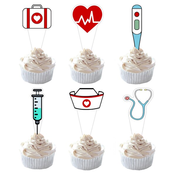 Nurse Cupcake Topper Etsy