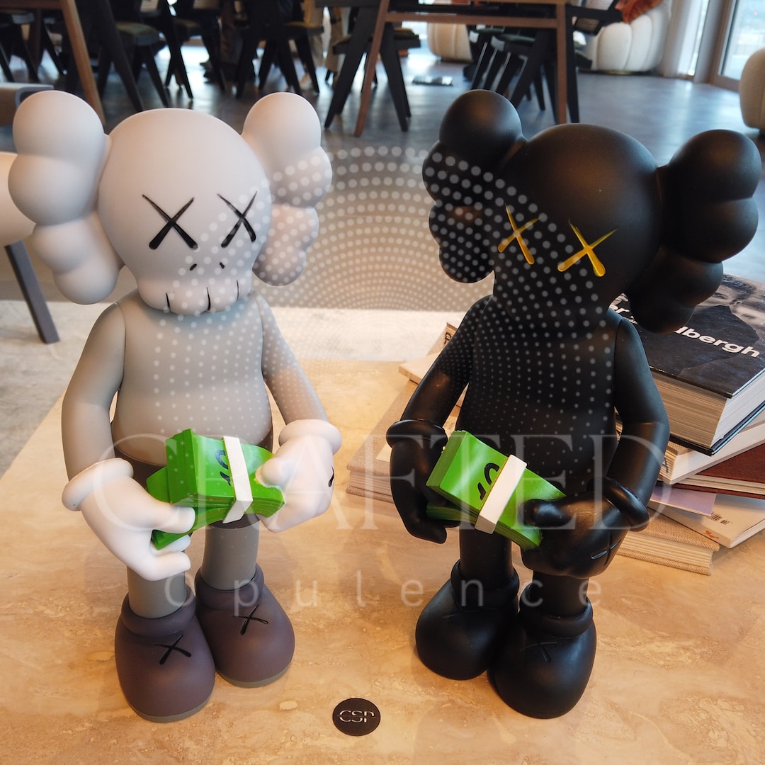 Money Figure Inspired by KAWS Etsy