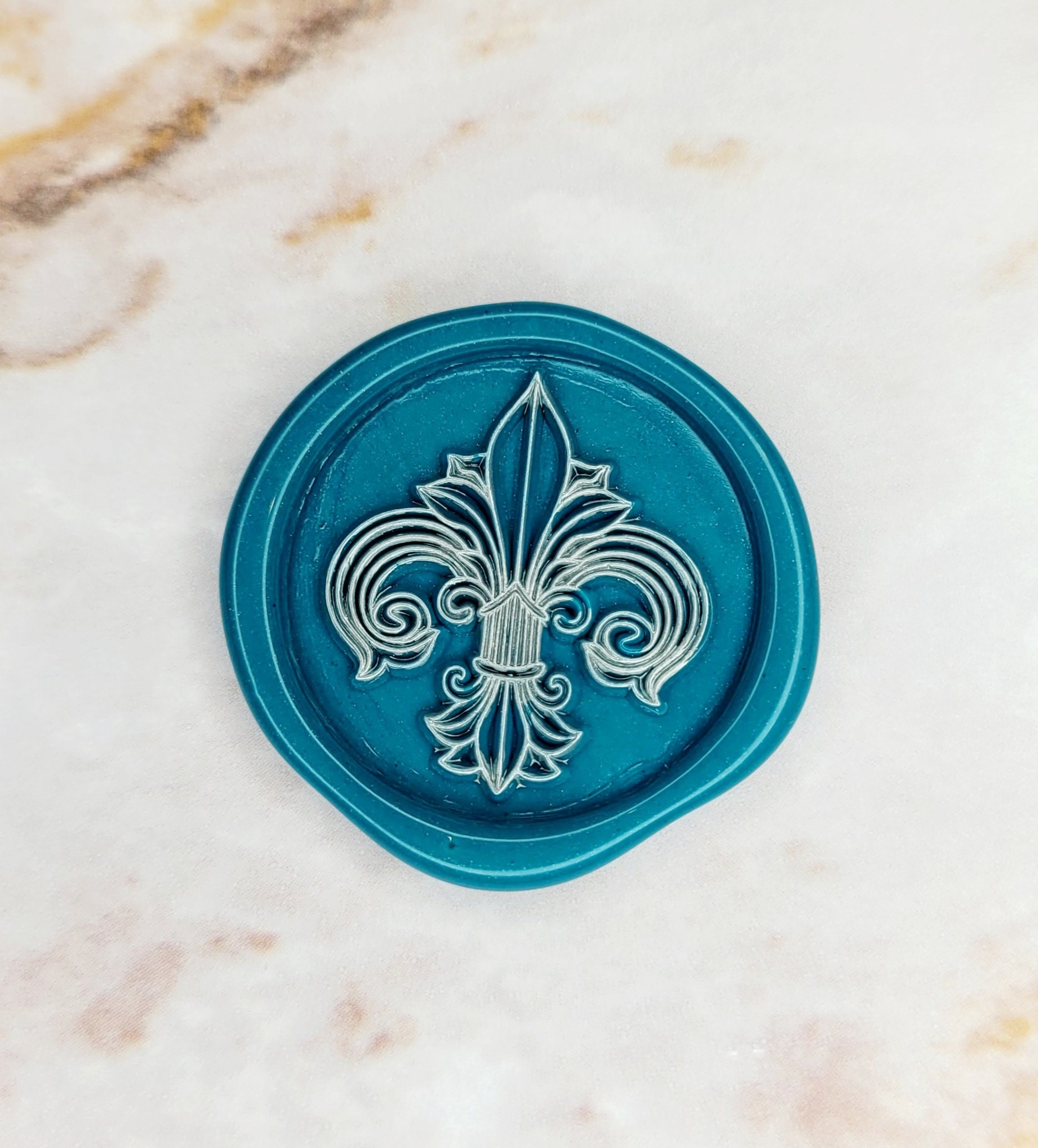 Fleurdelis Self Adhesive Wax Seals, Invitation Seals, Wax Seals, Wax