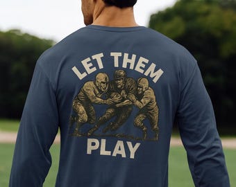 Football Retro Unisex Long Sleeve Shirt