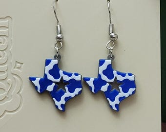 Texas Earrings| Texas Lonestar State Earrings | XL Statement Dangles and Stud Earrings | Western Country Earrings for Feral Wife